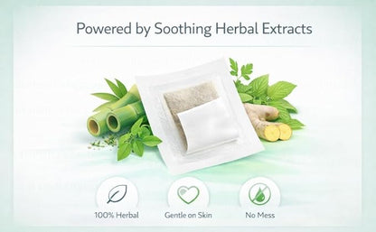 Detox Foot Patches Overnight Bamboo Vinegar, Herbal Detox Foot Pads with Ginger, Foot Detox Pads for Sleep & Relaxation, Acupoint Foot Patches for Stress Relief, Natural Foot Care for Men & Women