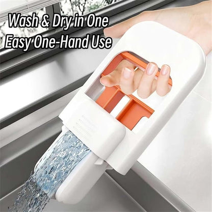 Mini Foldable Desktop Mop, Portable Self-Squeeze Small Mop